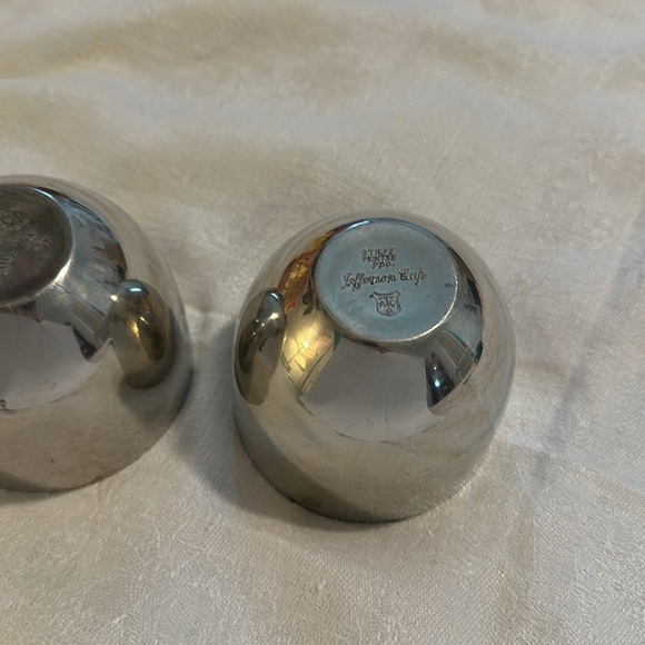 Vintage Jefferson Cup Pewter. Set of two - Picture 4 of 6